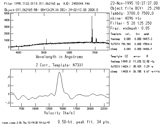 xcsao summary page