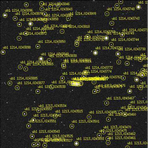 image with USNO-B1.0 Sources