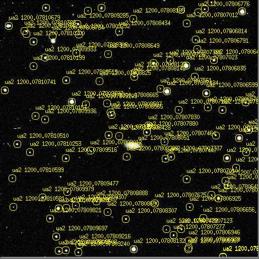 image with USNO-A2.0 Sources